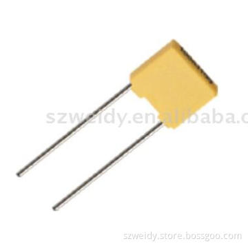 MEMB Subminiature metallized polyester film capacitor -box